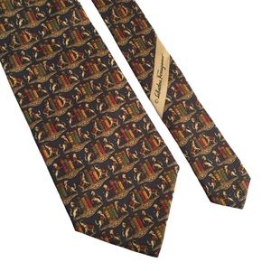 Salvatore Ferragamo Silk Tie NWOT